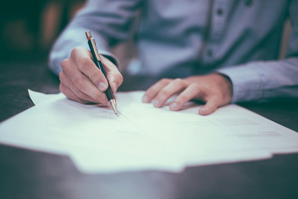 Preparing documents and paperwork